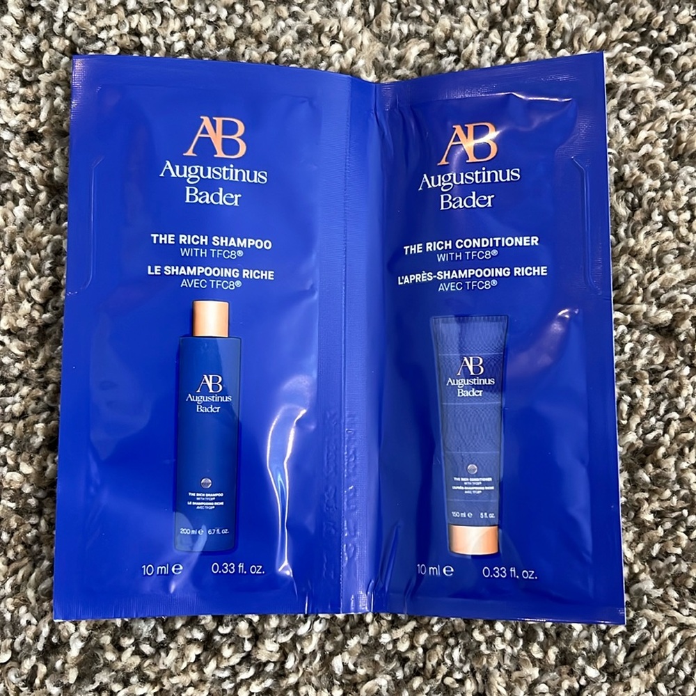 Augustinus bader rich shampoo and conditioner